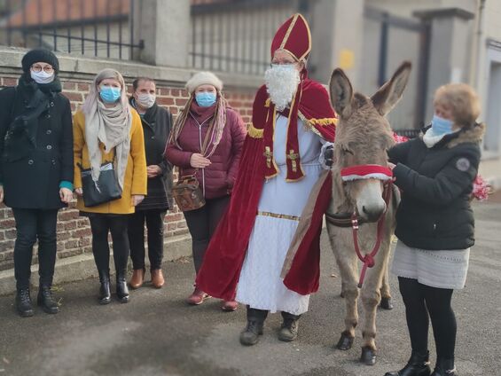 Photo Saint Nicolas 2021 à Préseau